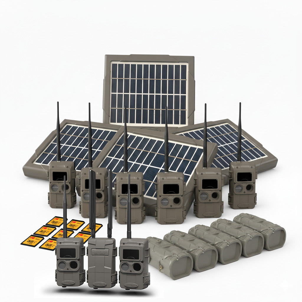 Cuddeback CuddeLink Wireless, 3rd Gen Sensor, Low-Glow IR LED Camera Bundle