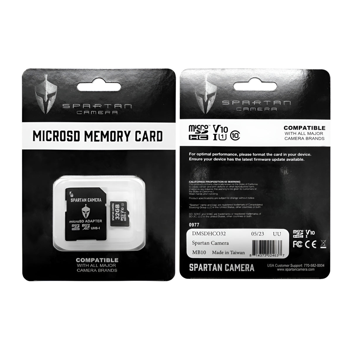 Spartan Camera 32GB Micro Memory Card with Adapter and Card Reader