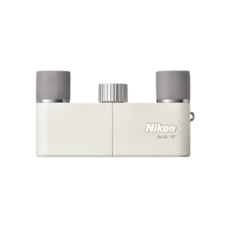 Nikon 4x10D CF Pocket Binocular (Ivory White)
