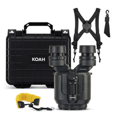 Fujifilm Techno-Stabi TS16x28WP Electronic Stabilized Binoculars with Case and Accessories Bundle