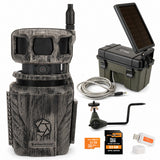 Stealth Cam Revolver 36MP 360-Degree Cellular Trail Camera with 1/4-Inch Threaded Mount Bundle