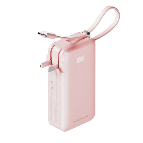 ReelCharge ReFlextion 10,000 mAh mAh Power Bank (Pink)
