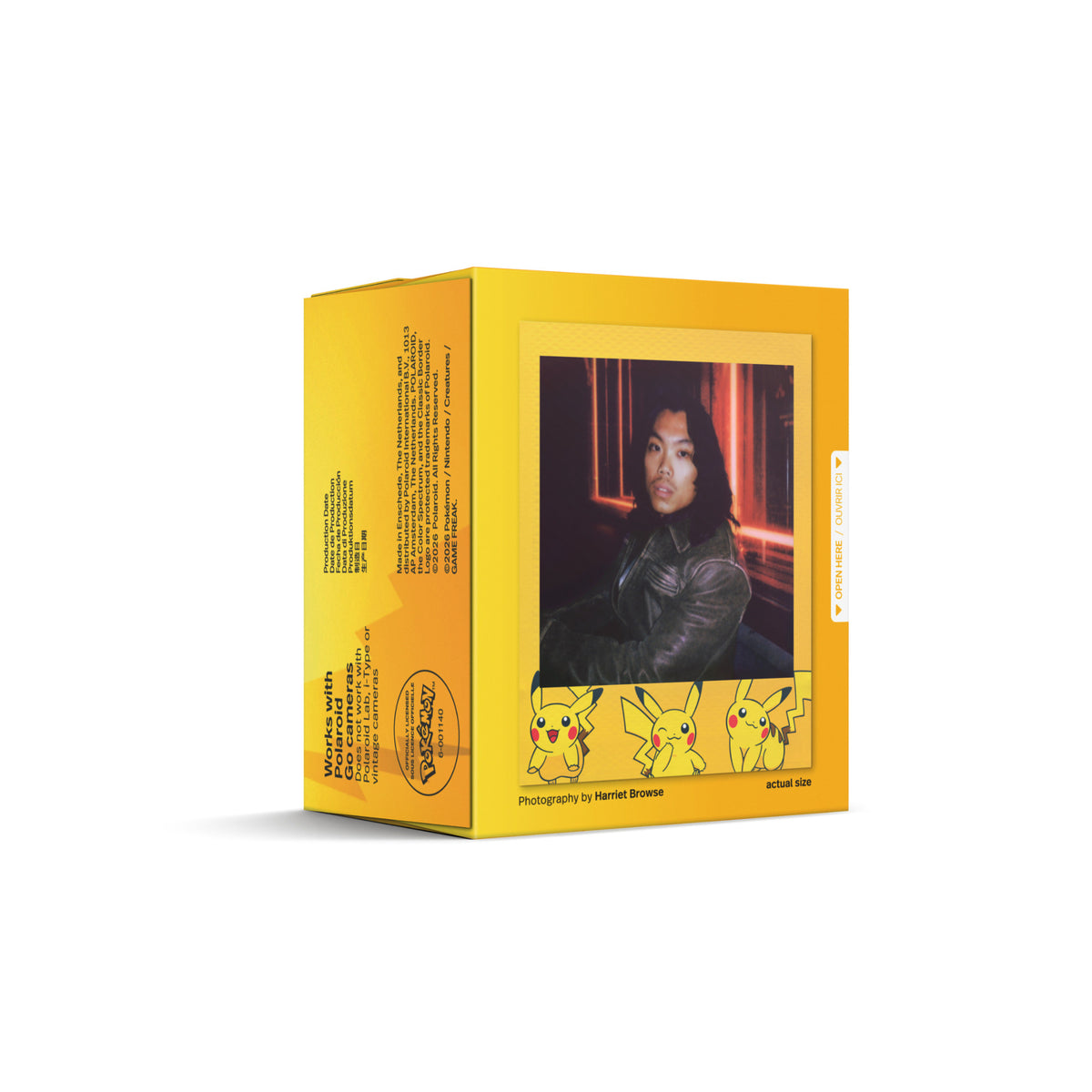 Polaroid Go Color Film Pokémon Pikachu Edition Double Pack, 16 Glossy Photos-2