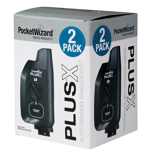 PocketWizard PlusX 801-129 Flash Transceiver for MPSLR Camera - 2 Pack