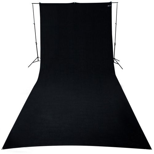 Westcott 138 Wrinkle-Resistant 9x20' Rich Black Backdrop