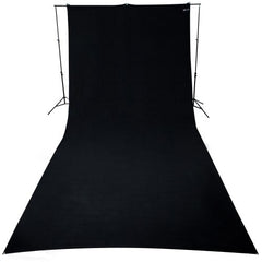 Westcott 138 Wrinkle-Resistant 9x20' Rich Black Backdrop