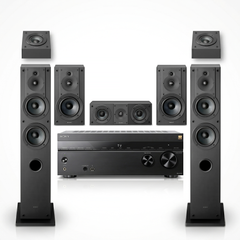 Sony STR-AN1000 7.2ch 8K AV Receiver with Dolby Atmos and 6 Speakers Bundle