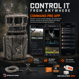 Stealth Cam Revolver 36MP 360-Degree Cellular Trail Camera with 1/4-Inch Threaded Mount Bundle
