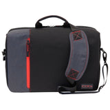 Codi C2300 Ultra Lite Hybrid Messenger 15.6-Inch Laptop Case (Black with Red/Grey Accents)