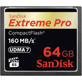 SanDisk 64GB Extreme Pro CompactFlash Memory Card