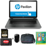 HP Pavilion 17-180ca 17.3" HD+ Touchscreen Laptop Bundle, AMD A10, 8GB RAM, Windows 8.1 (Refurbished)