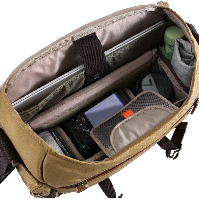 Vanguard Havana 33 Messenger Bag for Camera Gear & 13-inch Laptop (Brown)