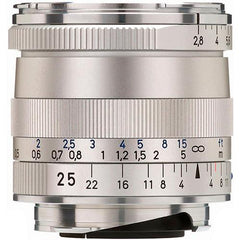 Zeiss Biogon T* 25mm f/2.8 ZM Mount Lens (Silver)