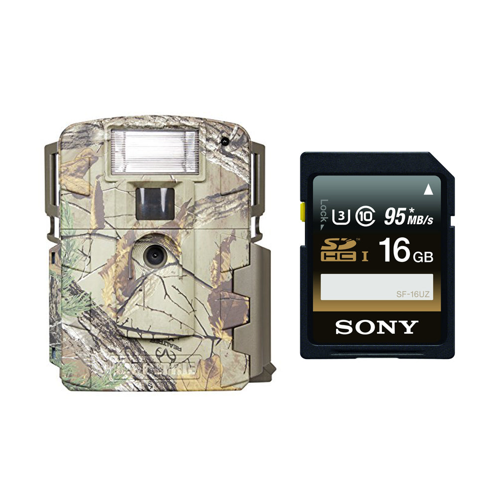 Moultrie D-80 White Flash Trail Game Camera MCG-13037 (14MP) w/ Sony 16GB Memory Card