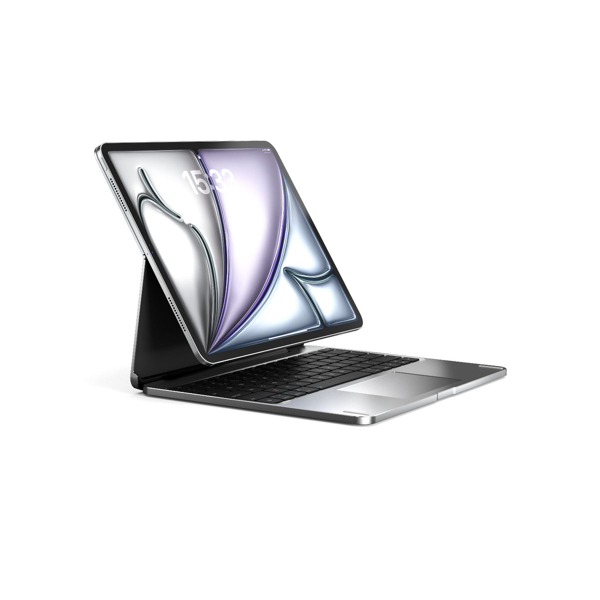 Brydge MAX 13.0 Aluminum Keyboard Case for iPad Air 13 (Silver)-3