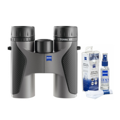 ZEISS 8x32 Terra ED Binoculars (Gray) with Lens Cleaning Kit