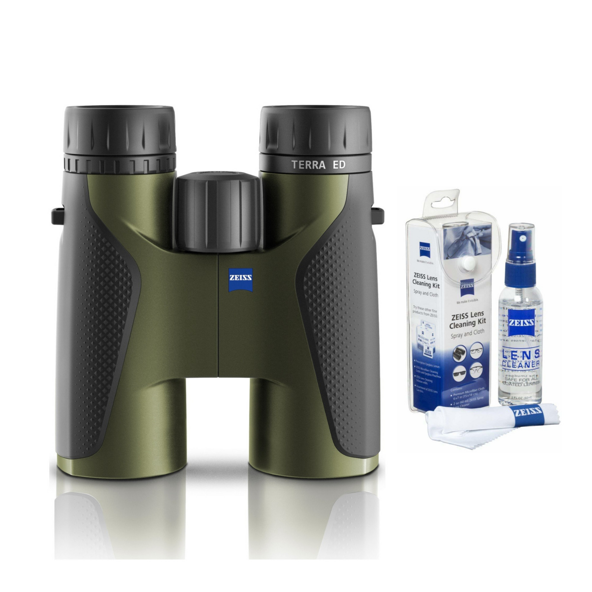 8x42 Terra HD Schott ED Glass Binoculars Lens Cleaning Kit Bundle