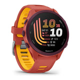 Garmin Forerunner 170 Music GPS Running Smartwatch with Advanced Training Metrics (Red Pink/Mango) - 3