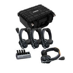 Hollyland Solidcom SE Global 4S 4-Person Single-Ear Headset Intercom System (2.4 GHz) with Hard Case - 1
