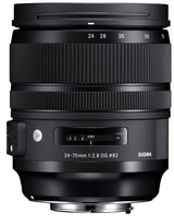 Sigma 24-70mm f/2.8 DG OS HSM ART Lens for Canon with Dock and Backpack Bundle