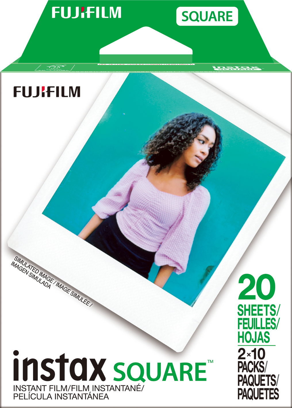 Fujifilm instax Square Film Twin Pack (20 Exposures)