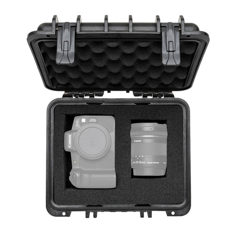Koah Weatherproof Hard Case with Customizable Foam (10 x 9 x 7 inch)