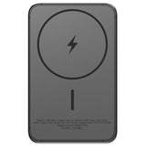 ReelCharge ReelSafe Solid State 5,000 mAh Qi2 Wireless Power Bank (Gray)