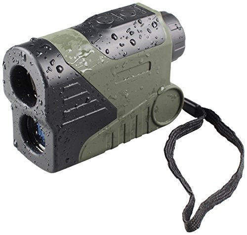 Luna Optics 6x24 1000 Laser Rangefinder Waterproof Monocular and Speed Meter 8x25 Mil-Spec Tube