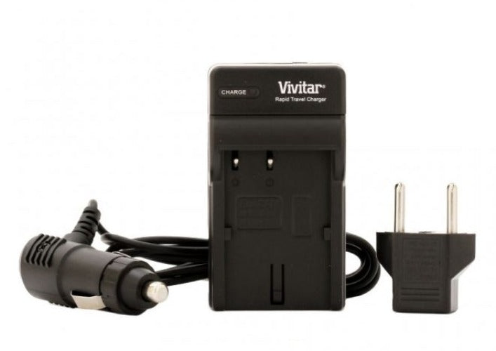 Vivitar VIV-QC-616 AC/DC Charger for Panasonic DMV-BCM13 Battery