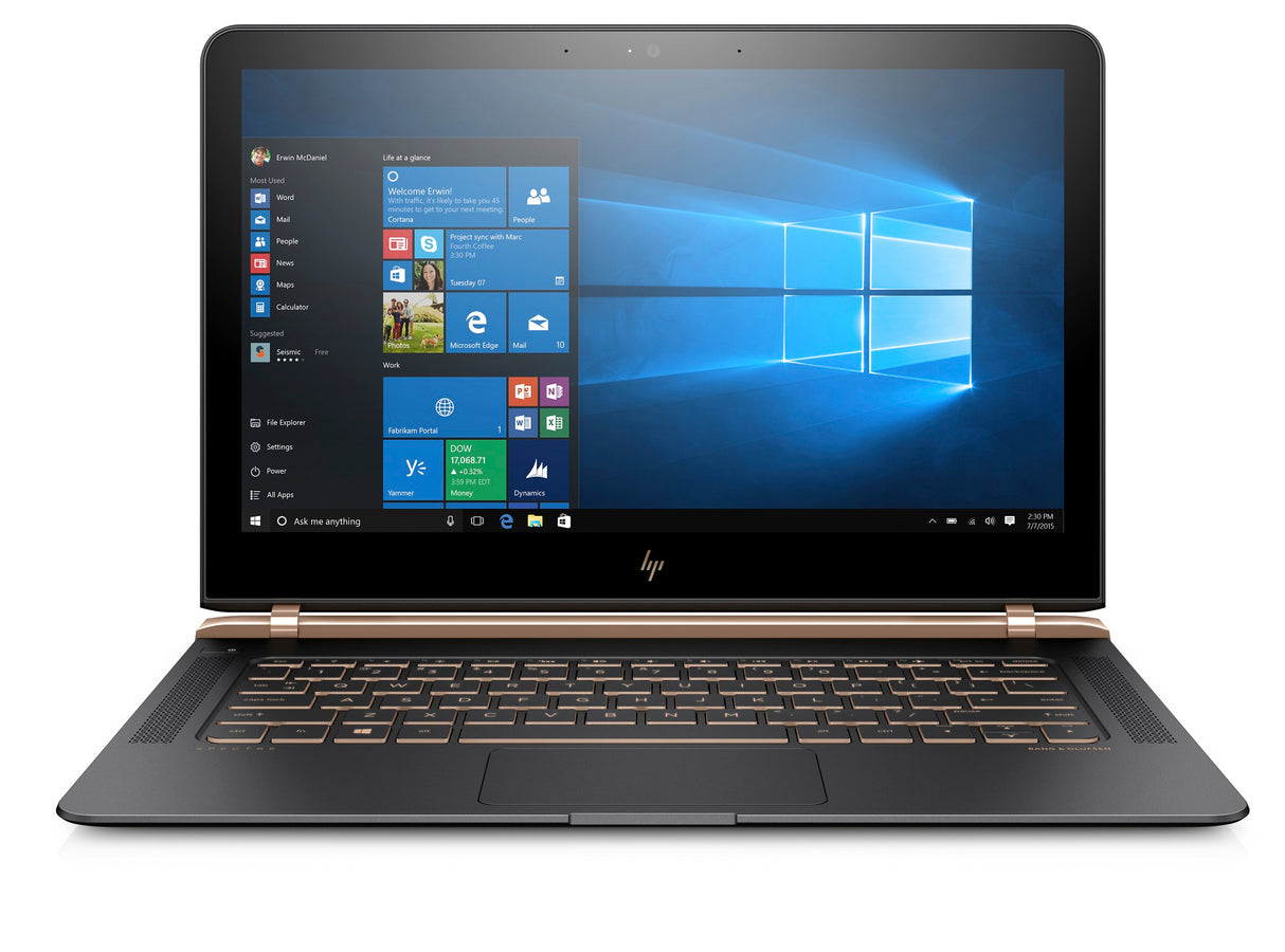 HP Spectre 13-v118, Intel Core i7-7500, 256GB SSD, 13.3 FHD Gorilla Glass Laptop