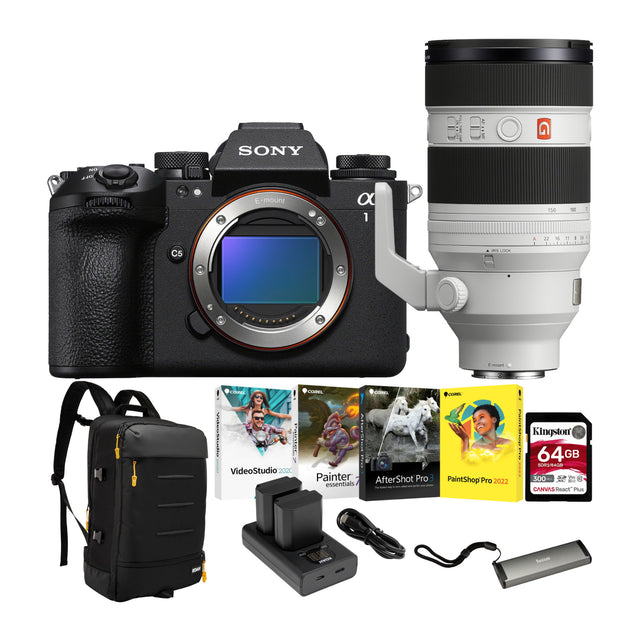 Sony Alpha 1 Mark II Mirrorless Lens Camera with FE 50-150mm F2 GM Lens Bundle - 1