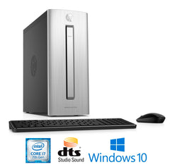 HP Envy 750-524 Desktop PC, Intel Core i7-7700, 16GB RAM, 1TB HDD + 128GB SSD (Refurbished)