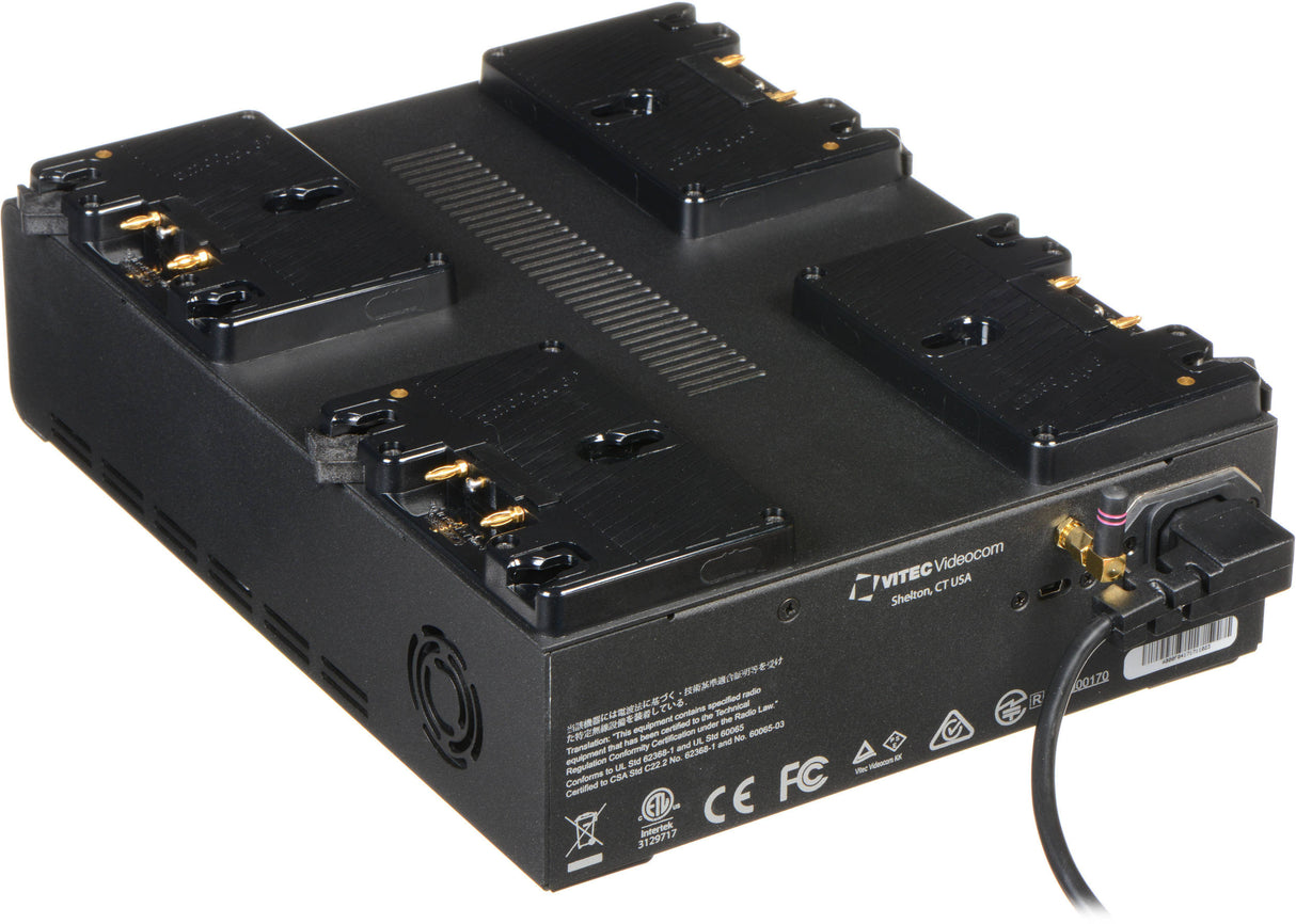 Anton Bauer LP4 Quad Gold-Mount Battery Charger