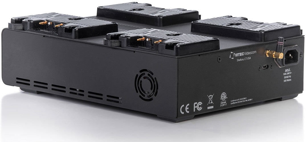 Anton Bauer LP4 Quad Gold-Mount Battery Charger