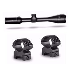 Hawke Sport Optics Vantage 4-12x40  Rimfire .22 WMR Riflescope with Mounting Rings