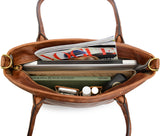 ONA Leather Capri Camera and Laptop Shoulder Tote Bag (Antique Cognac Brown)