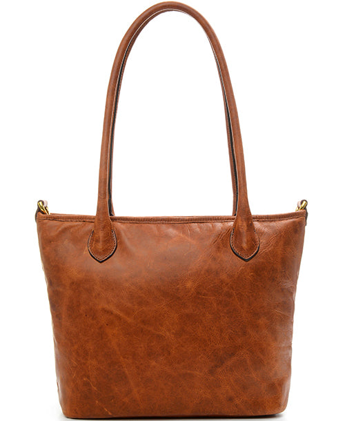 ONA Leather Capri Camera and Laptop Shoulder Tote Bag (Antique Cognac Brown)