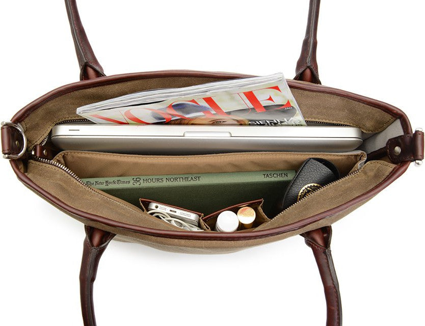 ONA Capri Camera and Laptop Shoulder Tote Bag (Field Tan)