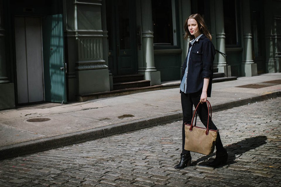 ONA Capri Camera and Laptop Shoulder Tote Bag (Field Tan)