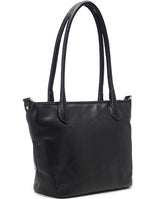 ONA Leather Capri Camera and Laptop Shoulder Tote Bag (Black)