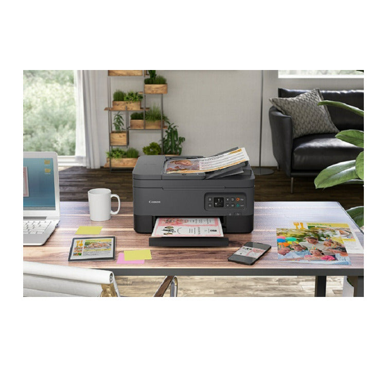 Canon PIXMA TR7020a Wireless Inkjet All-In-One Color Printer (Black)