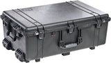 Pelican 1654 Waterproof 1650 Case with Yellow and Black Divider Set (Black)