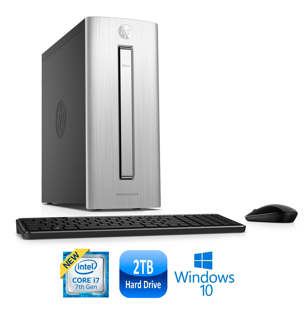 HP ENVY 750-567c Core i7-7700, 16GB, 2TB HDD, Windows 10 Mini Tower PC