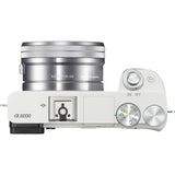 Sony Alpha a6000 24.3MP Mirrorless Digital Camera with 16-50mm Lens (White)