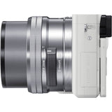 Sony Alpha a6000 24.3MP Mirrorless Digital Camera with 16-50mm Lens (White)