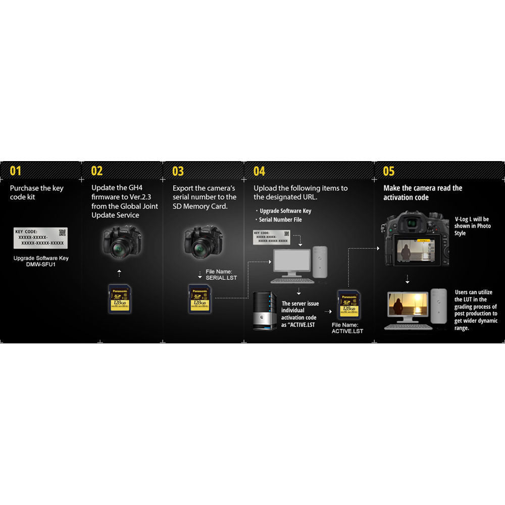 Panasonic V-Log L Function Firmware Upgrade Kit