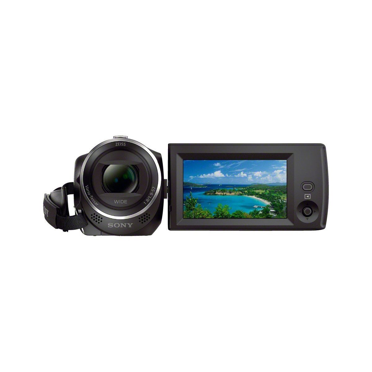 Sony CX405 Handycam 1080p Camcorder with 32GB SD Card and Battery Bundle