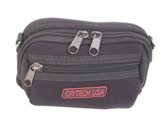 OpTech Zippeez Soft Pouch for Compact Camera and Accessories (Large/ Black)