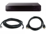 Sony BDP-S1700 Blu-Ray Disc Player Bundle with HDMI Cable, Patch Cable (Black)