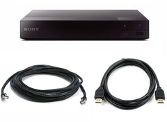 Sony BDP-S1700 Blu-Ray Disc Player Bundle with HDMI Cable, Ethernet Network Patch Cable (Black)